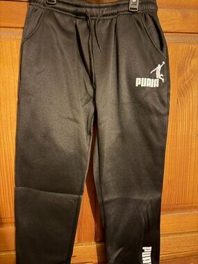 Puaia Black Men's Logo Jogger Sweatpants